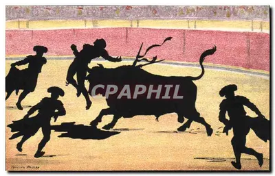 Corrida de touros — silhuetas — Vouga & Cie, Genebra, n°196