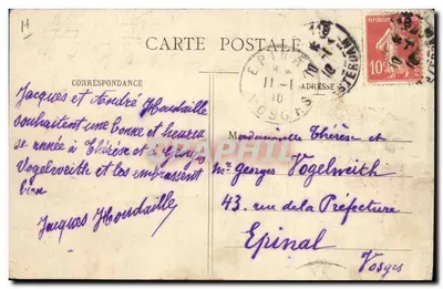 Le Guignol der Champs-Élysées — Paris — Verlag: Graphphil, Nr. 182 — Rückseite