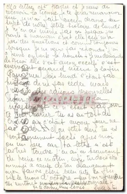 Deux enfants sous un parapluie dans un lit — scène intérieure — éditeur MABEG LUCIE ATTWELL — Rewers