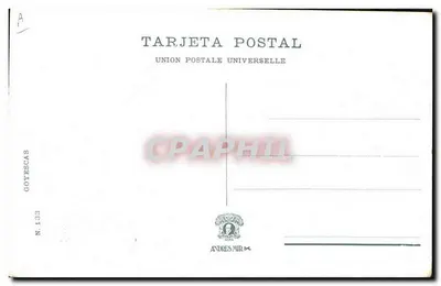 Dançarina espanhola em vestido verde com bolinhas — ilustração de Bonneda Huella — editor Andres Mir, n° 133 — Verso