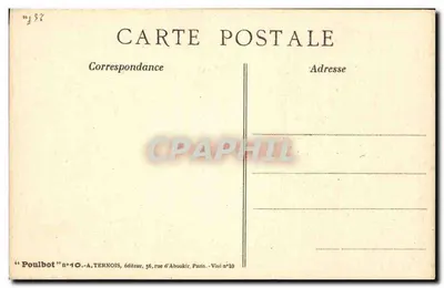 Le cuisinot — scena wojenna — wydawca Poulbot, n°10 — Rewers