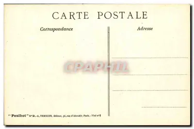 Zaal 7 — scène in ziekenhuis met militair — Poulbot n°2-A — Achterkant