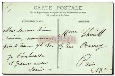 Fontainebleau — La Selva — El Esfinge de los Druidas — LL. — Reverso