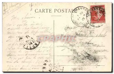 Campo di Chambaran — Trasporto delle Paillasses — Editore: Chavaux, fot. 4dIT Grand-Serre — Verso