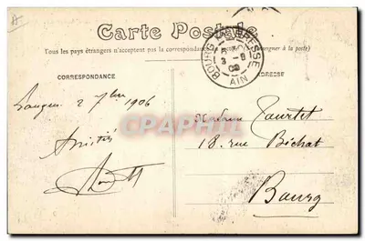 Infantaria na Grand’Halte — Lembrança das Grandes Manobras de Outono — Editor: Agen, A. Perret — Verso