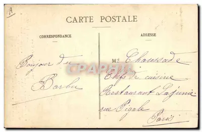 Les Tripes à la Mode de Caen — C. Jeanne, editora-fotógrafa, Falaise — Verso