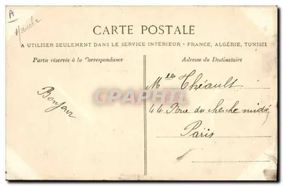 A Granvillaise gosta de sua falésia — A Normandia - 'La C. P. A.' — n°21 — Verso