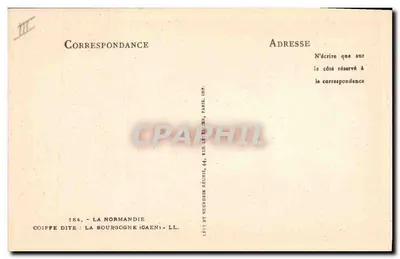 Cape detta La Borgogna (Caen) — La Normandia — Lévy e Neufeldre Reunis, Parigi, Stampa 184 — Verso