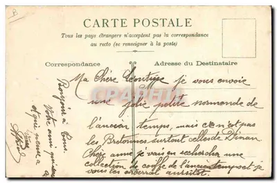 Normande — traje tradicional — HM 4 — Verso