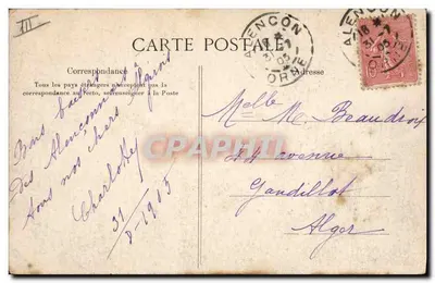 Normandia — Cenas da vida rural — editor: M. H. Beauregard — Verso