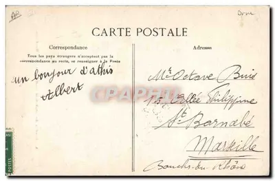 La Normandie — Études de Costumes — Ma première Bonnette — La C.P.A. — Verso