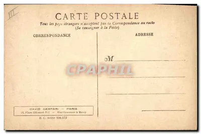 Gabymorlay — Portret — Studio G.L. Manuel Frères — Rewers