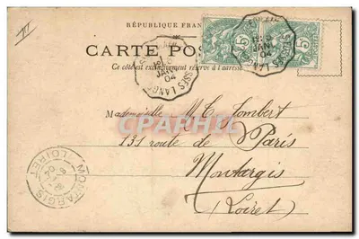 Ilyon. Statua di Jacquard alla Croix Rousse — Guignol e Cadet — Riproduzione Ilyerdite, Bruxelles, Editori 1909, Serie 2 — Verso