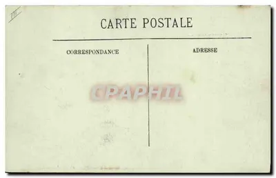 Paris (IIe) — rua movimentada com trêm e cavalos — Crédit Lyonnais — LL. n° 1074 — Verso