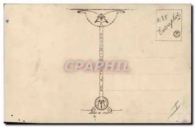 Bilhete postal antigo Chat Chats Chaton — Verso