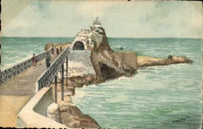 Biarritz - O Rocher de la Vierge — 3067 B