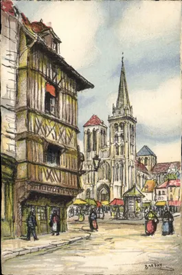 Lisieux — A Catedral de São Pedro — 3017 B