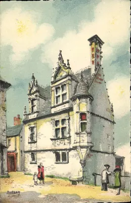 Velhas casas da rua dos Canónigos — Le Mans — n° 3046 B