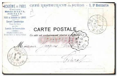 Soldats en formation — scène de campagne — éditeur LV. C. et n° 46 — Rewers