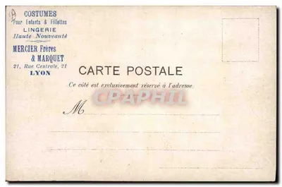 Discurso do Coronel — caricatura militar — Mercier & Marquet, Lyon — Verso