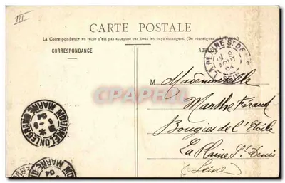 No Campo de Châlons - A Sopa — 67. — Livraria Militar Guérin, Mourmelon — Verso
