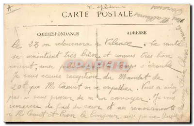 Chambaran (Isère) — Vista della linea di tiro — E. Farret, fot.-edit. Grand-Crafs — Verso