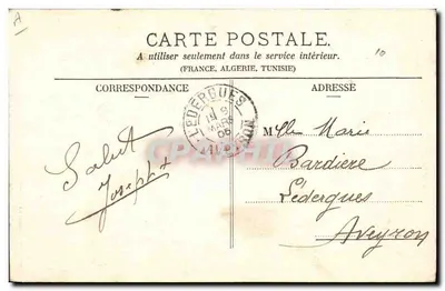 Soldado segurando uma carta — cena teatral — SIMI-BROMURE A. BREGER FRÈRES (DEPOSITADO) n°5 — Verso