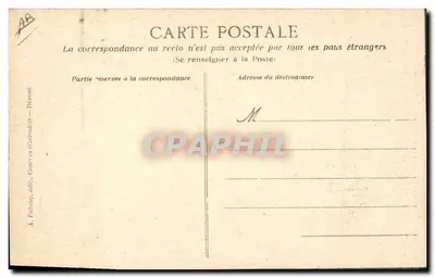 In Normandia — Cappello detto il « Papillon d'Avranches » — A.D. n° 327 — Collezione D. Louveau, Honfleur — Verso