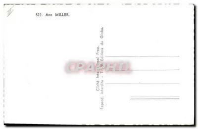 Ann Miller — aktorka — Metro-Goldwyn-Mayer, n° 522 — Rewers