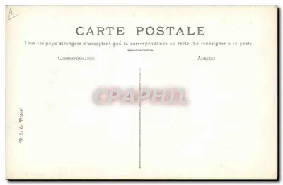 Guignol na Bastilha — cena da canção « Faust 9 » — série V, editada por B. S. L. Déposé — Verso