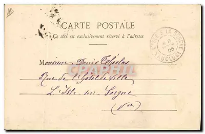 Duas marionetas em traje de cena — editor 'Marianne et Guillaume' — n° 1207 — Verso