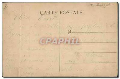 Souvenir dell'Esposizione di Lione 1914 — S. Fargues, edit. Lione, n° 6186 — Verso