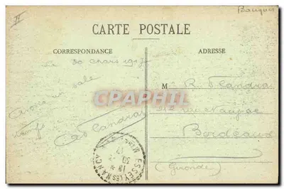 NANCY - Point-Central - Rue Saint Jean — Banque de Nancy et Banque de France — Verso