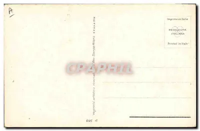 Młody para w wnętrzu — ilustracja artystyczna — Rev. Stampa Milano, n° 446 — Rewers