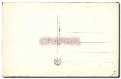 Bilhete postal antigo Napoleão 1º recebe em Erfurt o barão da Áustria Museu de Versailles — Verso