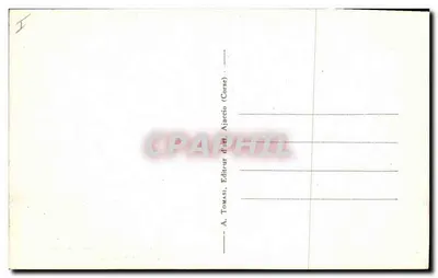 Ajaccio (Córsega) — Casa onde Napoleão nasceu — A. Tomasi, Ajaccio (Córsega) — Verso