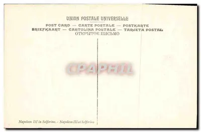Napoleão III em Solferino — Meissonier — Museu do Louvre, Paris — Verso