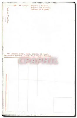 Napoleon in Wagram — H. Vernet — Éditions Nomis, Parijs — Achterkant