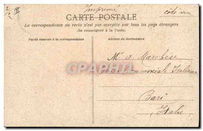 Saint-Nazaire - Dolmen Trilithe classificado como monumento histórico — Coleção Delaveau, n°15 — Verso