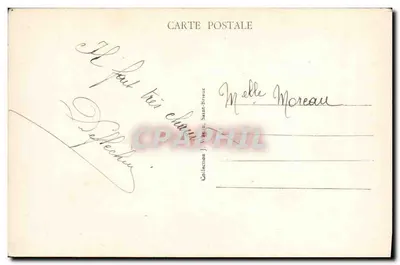 Het Fort Lalatte en de Spits van Gargantua — Het pittoreske Bretagne — A.W. 2914 — Achterkant