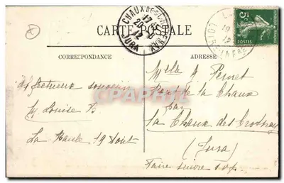 Le Croisic — A Pierre longue (Menhir) — LL. — Verso