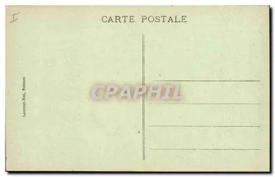Carnac - Alinhamentos do Ménez — editor Laurent-Nel, Rennes, n° 166 — Verso