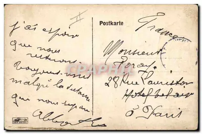 I. Potsdamer Garde-Husaren-Orchester — orchestre militaire en tenue de parade — éditeur : O. BOLEY — Achterkant