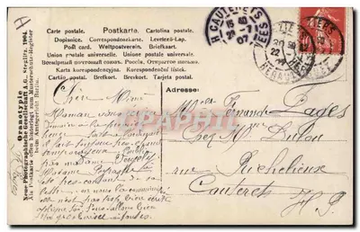 Criança dormindo — gato em barril — editor Oranotypie A.G. Stettin 1904 — Verso