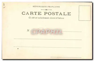 Estatua de Jacquard en Croix-Rousse — caricatura de Guignol y del vendedor de agujas — Bruisset & Savy, Lyon, Serie 2 — Reverso