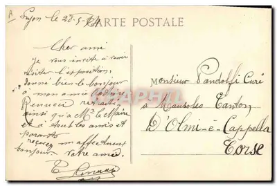 Lyon — Recuerdo de la Exposición de Lyon 1914 — S. FARGES, EDIT. LYON — Reverso