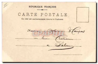Filiale der Nationalen Diskontbank von Paris — Weltausstellung 1900 — Verlag J. L., Paris — Rückseite