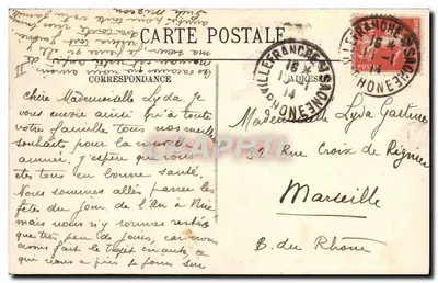 Villefranche-sur-Saône — Zaal van Feesten — Comptoir National d'Escompte de Paris — Achterkant
