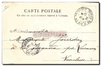50フラン紙幣 — フランス銀行 — 1900年 — 編集者不明、シリーズ番号206 — 裏面