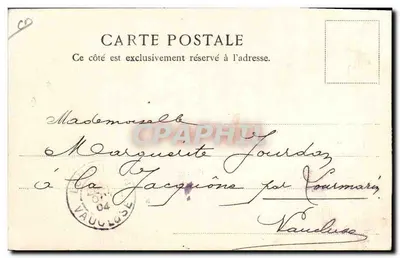 Bilhete de mil francos da Banque de France — Paris, 16 de dezembro de 1899 — editor desconhecido, n° de série D.331 — Verso
